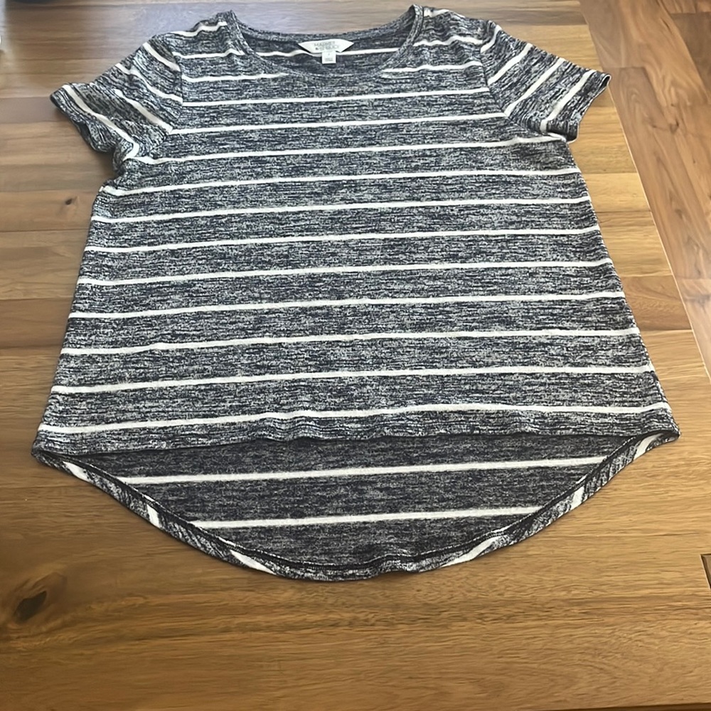Navy blue stripped shirt